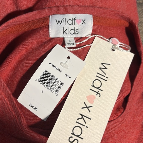 Wildfox Kids “Bright” Christmas Tree Pullover Sweatshirt SZ L 10/12 NWT - Picture 3 of 5